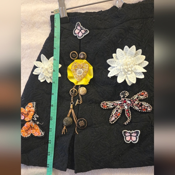 Dolce & Gabbana Black Embellished Skirt - Picture 11 of 13